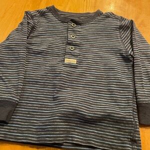 POLO Ralph Lauren boys Striped Long Sleeve blues   Crew neck Shirt size 2T
